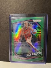 2025 Prizm WNBA Jacy Sheldon #113 Green Prizm Washington Mystics