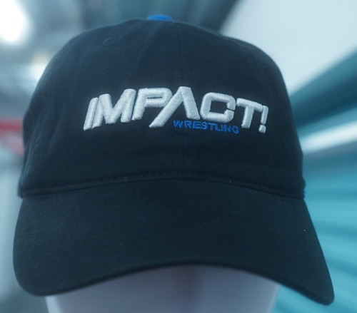 VINTAGE IMPACT WRESTLING DAD CAP BLACK ONE SIZE TNA