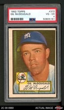 1952 Topps #372 Gil McDougald Yankees PSA 4 - VG/EX