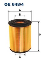 Filtron OE 648/4 ÖLfilter FüR Honda, Opel, Vauxhall