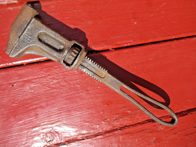 Vntg IH International Harvester 5E Adjustable hammer Wrench with loop handle 12 