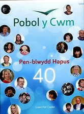 Pobol y Cwm: Pen-Blwydd Hapus 40 by Lowri Haf Cooke Hardback Book The Fast Free
