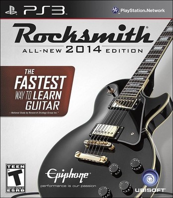 Rocksmith 2014, Cable & Guitar Required PS3 Used