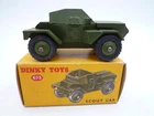 VINTAGE DINKY TOYS 673 DAIMLER SCOUT CAR IN ORIGINAL BOX 1953