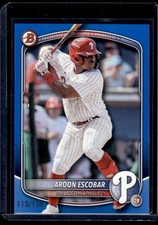 AROON ESCOBAR 2025 BOWMAN DRAFT BLUE BORDER #BD-98 119/150