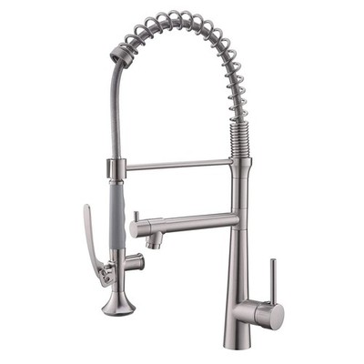 Kitchen Faucet with Pull Down Sprayer,Commercial Stainless Steel Kitchen Sink...
