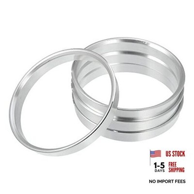 4pcs OD 70.6mm to ID Aluminium Alloy Car Hub Centric Rings Wheel Bore 66.1mm