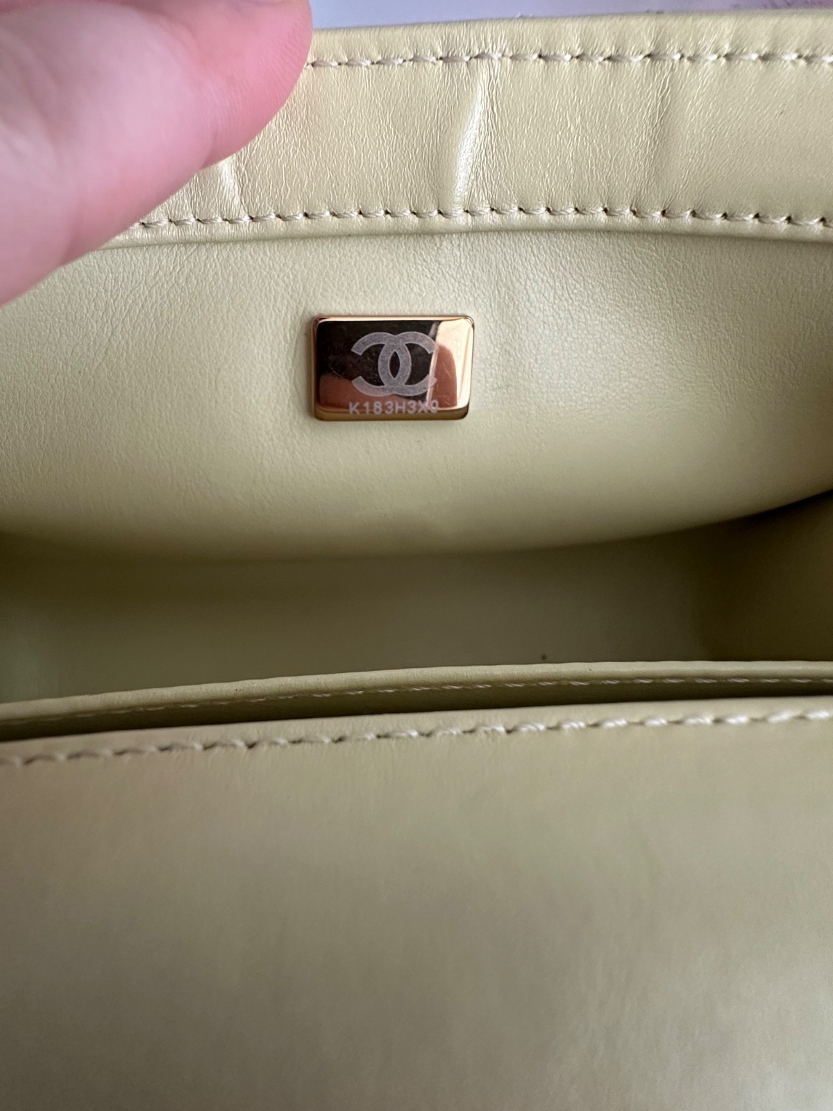 Authentic Chanel Mini Rectangular 24C Pistachio G… - image 3