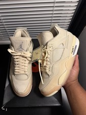 Jordan 4 SP x Off-White Mid Sail W for sale | eBay