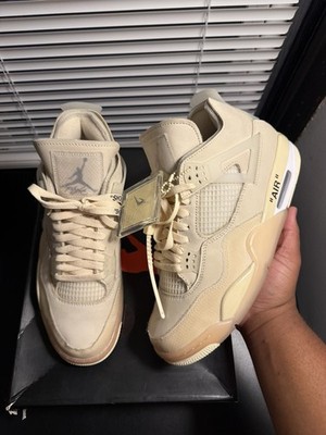 Jordan 4 SP x Off-White Mid Sail Size 10 M / 11.5 W VNDS