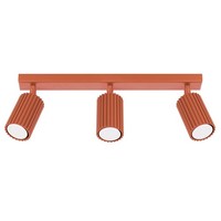 Deckenstrahler KüChe 3-Flammig Flexibel GU10 Rot 45 Cm Wohnzimmer Deckenleuchte