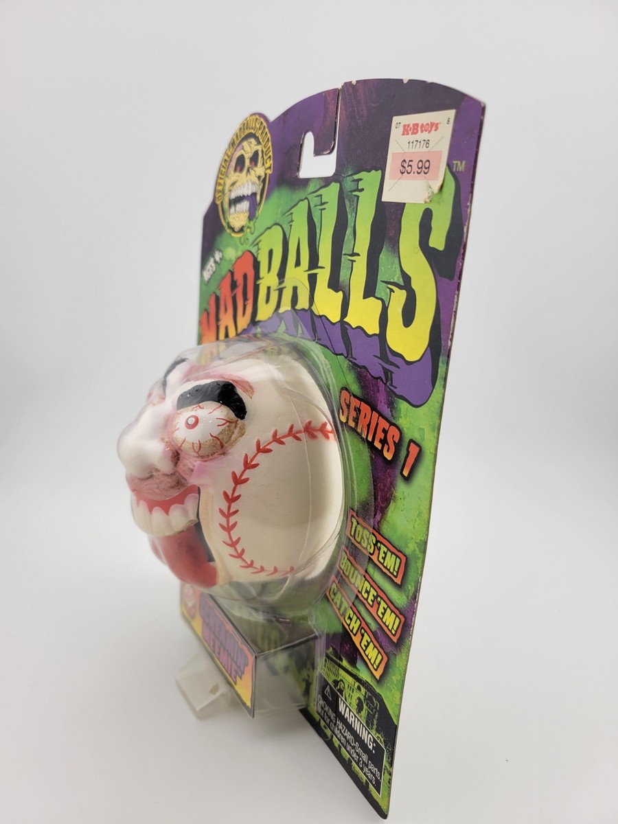 Basic Fun Art Asylum Mad Balls Madballs Repvile Toy Ball
