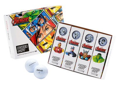 New Volvik Powersoft Avengers Golf Balls White 1-Dozen