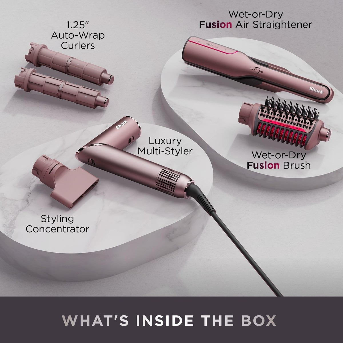 Shark FlexFusion Air and Ceramic System with Air Straightener Set
