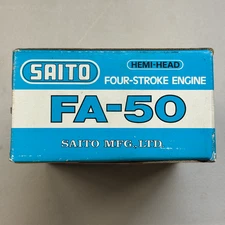SAITO Hemi-Head Four-Stroke FA-50 RC Airplane Engine