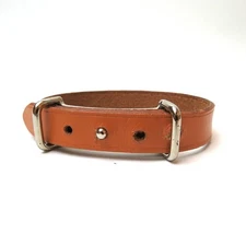 Next-Day 4-Piece HERMES Orange Leather Api 2 Bracelet Bangle