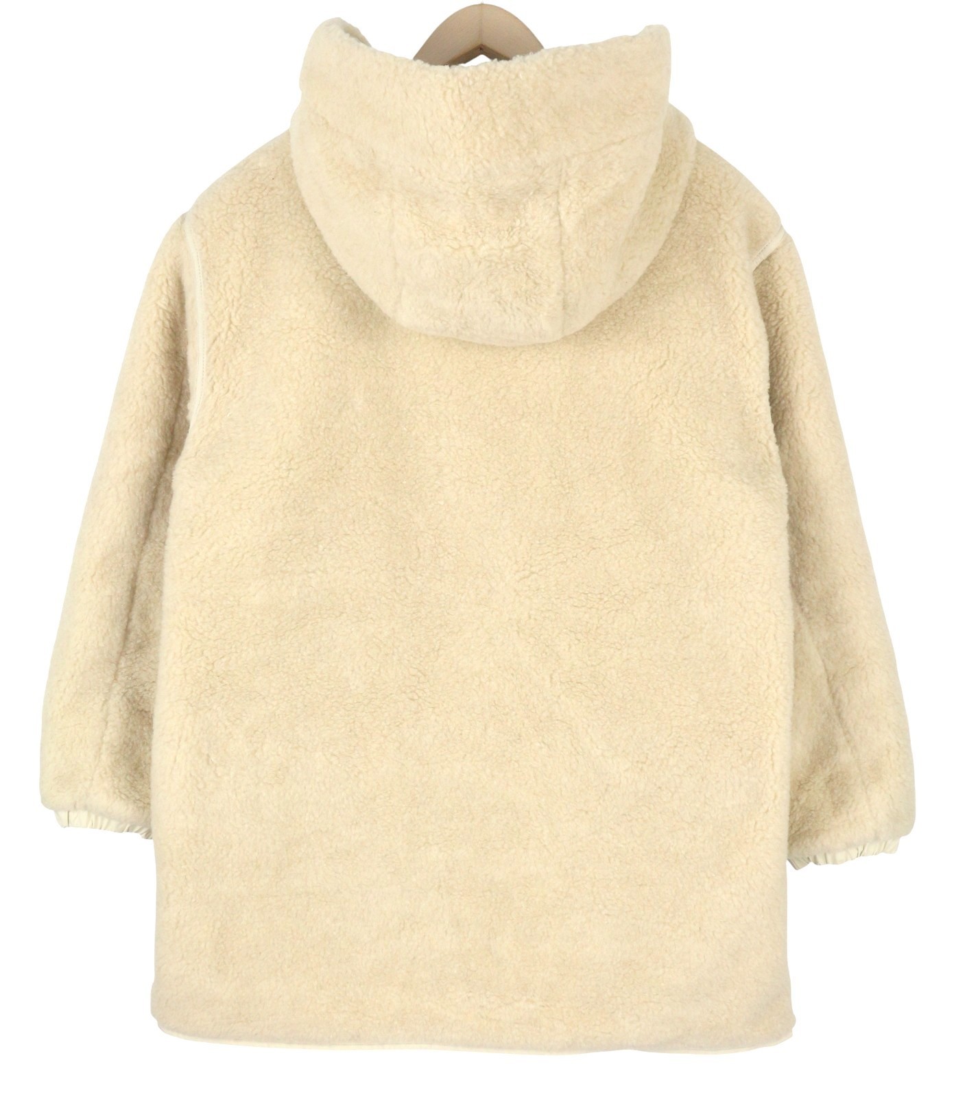 Woolrich Women's Reversible Teddy Parka Jacket Cream Size S image 6