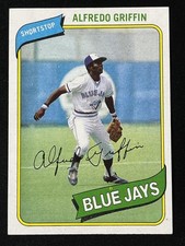 1980 Topps #558 Alfredo Griffin Toronto Blue Jays Vintage MLB Baseball Card