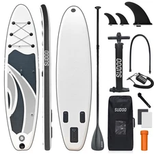 Inflatable Stand Up Paddle Board 10'x30 x6 Ultra-Light SUP Stand-Up Paddleboa...