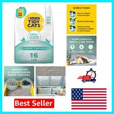 Purina 16 lb Clumping Cat Litter with Activated Charcoal for Odor Control