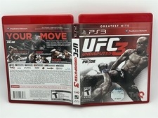 UFC Undisputed 3 (PlayStation 3, 2012) Clean Tested Working - Free Ship