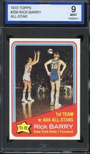 1972-73 TOPPS #250 RICK BARRY ISA 9 NY NETS AS HOF *ADT5189 