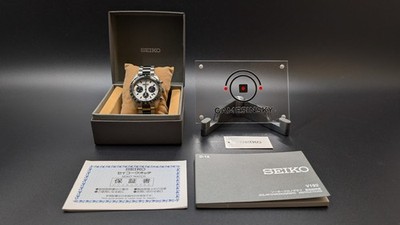 Seiko Prospex Speedtimer Limited SBDL101 Sunburst Panda Solar Chronograph JDM
