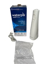 Waterpik Cordless Pulse 3100 Water Flosser, Rechargeable, White - 2 Tips