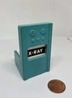 Vintage Fisher Price little people turquoise blue X-ray machine for Hospital 931