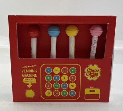 NEU CHUPA CHUPS 4 LUTSCHERSTIFTE Geschenkset (Box leicht getragen)