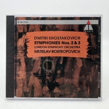 Dmitri Shostakovich Symphonies Nos. 2 3 CD 1994 London Symphony Orchestra NEW