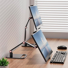 Portable Monitor Holder for 12-17.3 Inch Screen Desk Holder Metal Stand 16 Inch