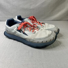Altra Lone Peak 6 Shoes Mens 12 Gray Blue Running Trail Shoes Hiking Outdoor