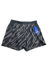 Sz M Brooks Gray  Men’s journey 5” Running Gym Outdoor Shorts New Strider Color
