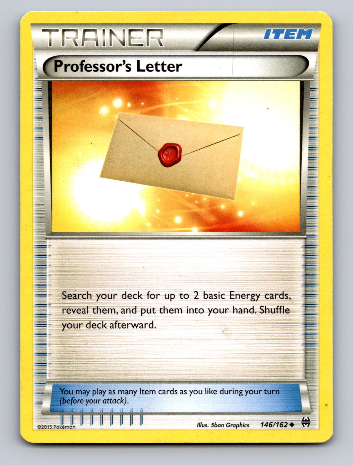 PROFESSOR'S LETTER 146/162 UC BREAKTHROUGH POKEMON NM