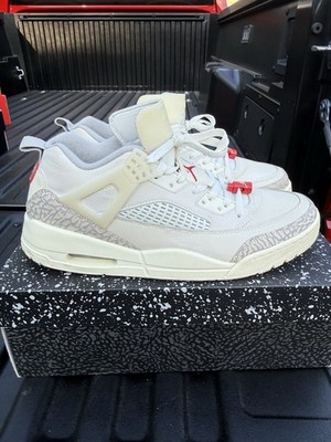 Retro Jordan Spizike Low Coconut Milk Ivory Elephant Print FQ1759-100 Sneakers