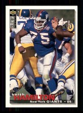  207 Keith Hamilton 75 Giants 1995 Upper Deck Football Sports Trading Card 