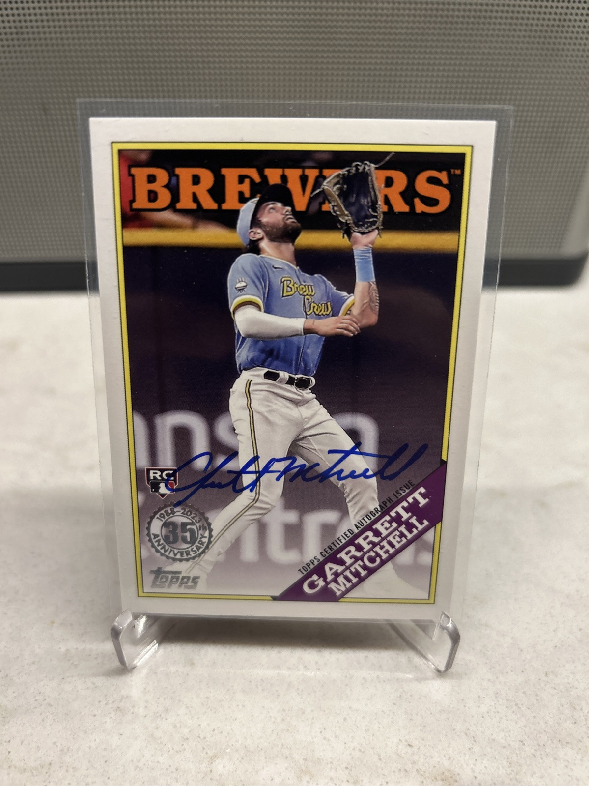 2023 Topps Update Series - 1988 Topps Autographs #88BA-GM Garrett Mitchell