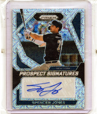 2024 Panini Prizm Prospect Signatures Mojo Prizm #’d/25 Spencer Jones #PS-SJ SSP