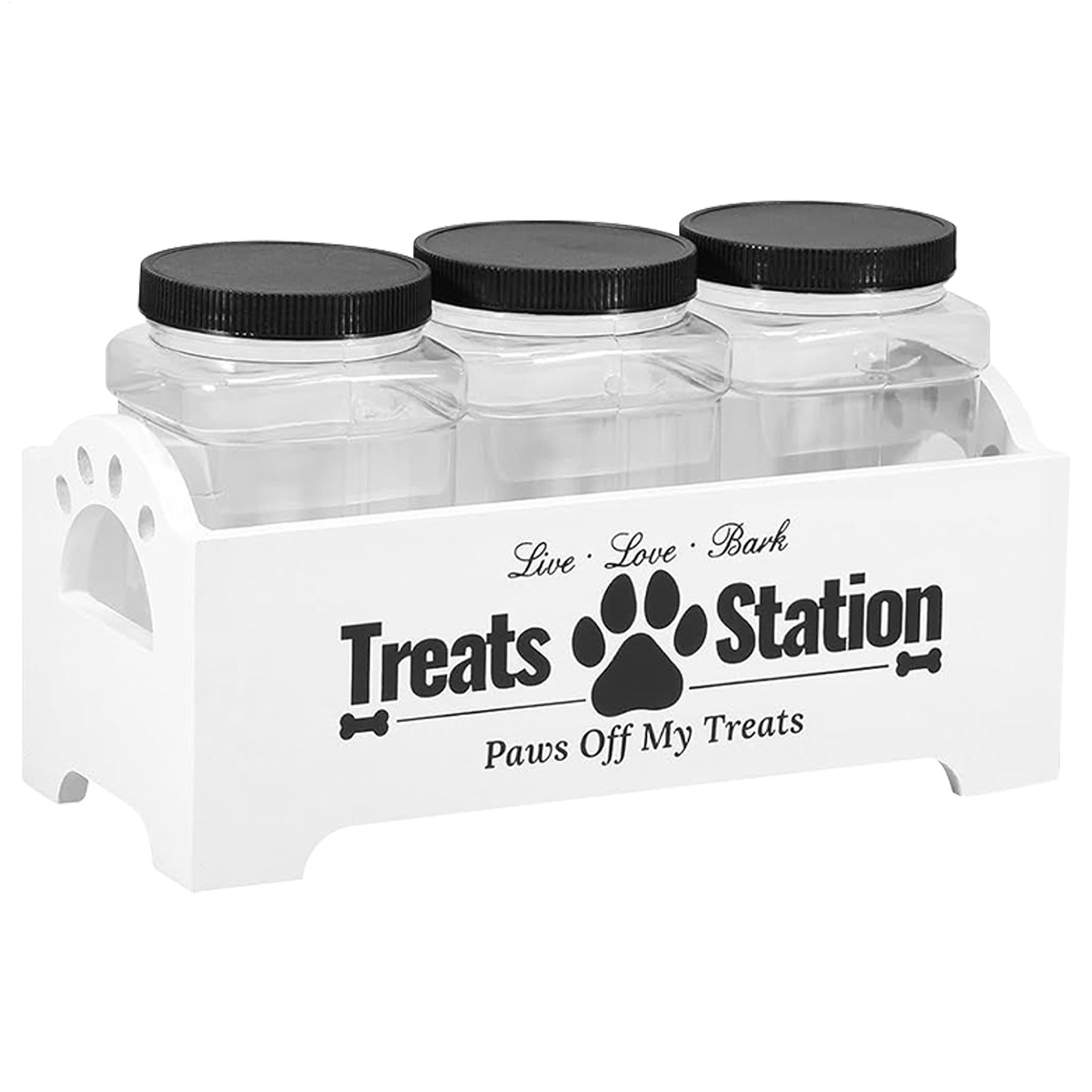 Storage Box For Cat Dogs With Paw Print Design