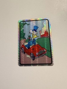 VINTAGE Stickers Prismatic Vending Machine Disney Scrooge McDuck