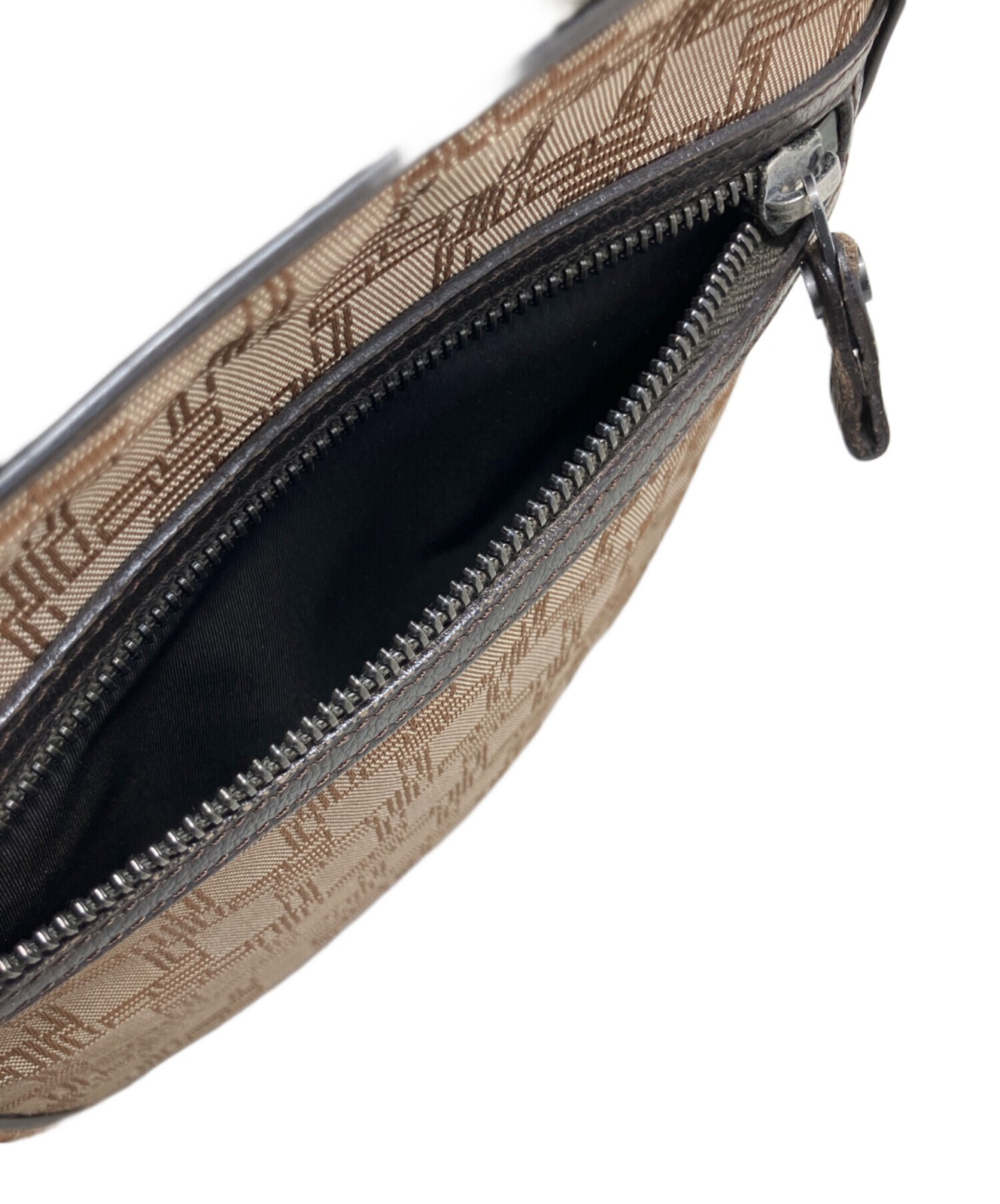 dunhill Shoulder Bag D8 Canvas Burberry Trench Coat Brown Used  thumbnail 9