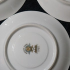 Noritake China Japan Harmony pattern 3906 set of 3 teacup saucers 5.5" plates — photo 8