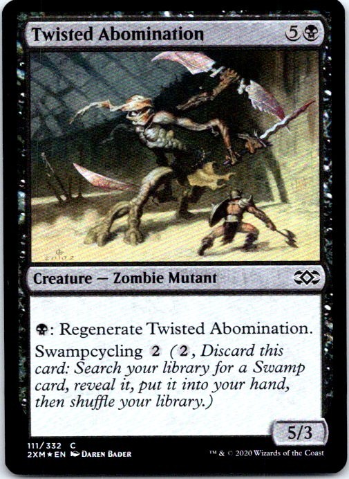 Twisted Abomination C Double Masters FOIL 111 NM NM-LP