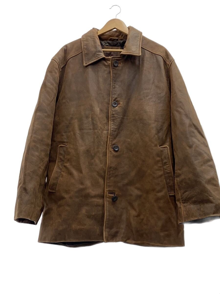 Leather Jacket Blouson/-/Leather/Brown/// 6681