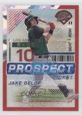 2024 Panini Prospect Edition Red Ice Prizm Jake Gelof #196 1gj7