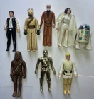 🌟 Vintage Kenner Star Wars Action Figures Lot of 8 – Luke, Leia, Han, R2, C3PO