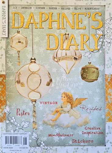 DAPHNE'S DIARY MAGAZINE 2024 ISSUE #8 CHRISTMAS VINTAGE RECIPIES & MORE! - Picture 1 of 2