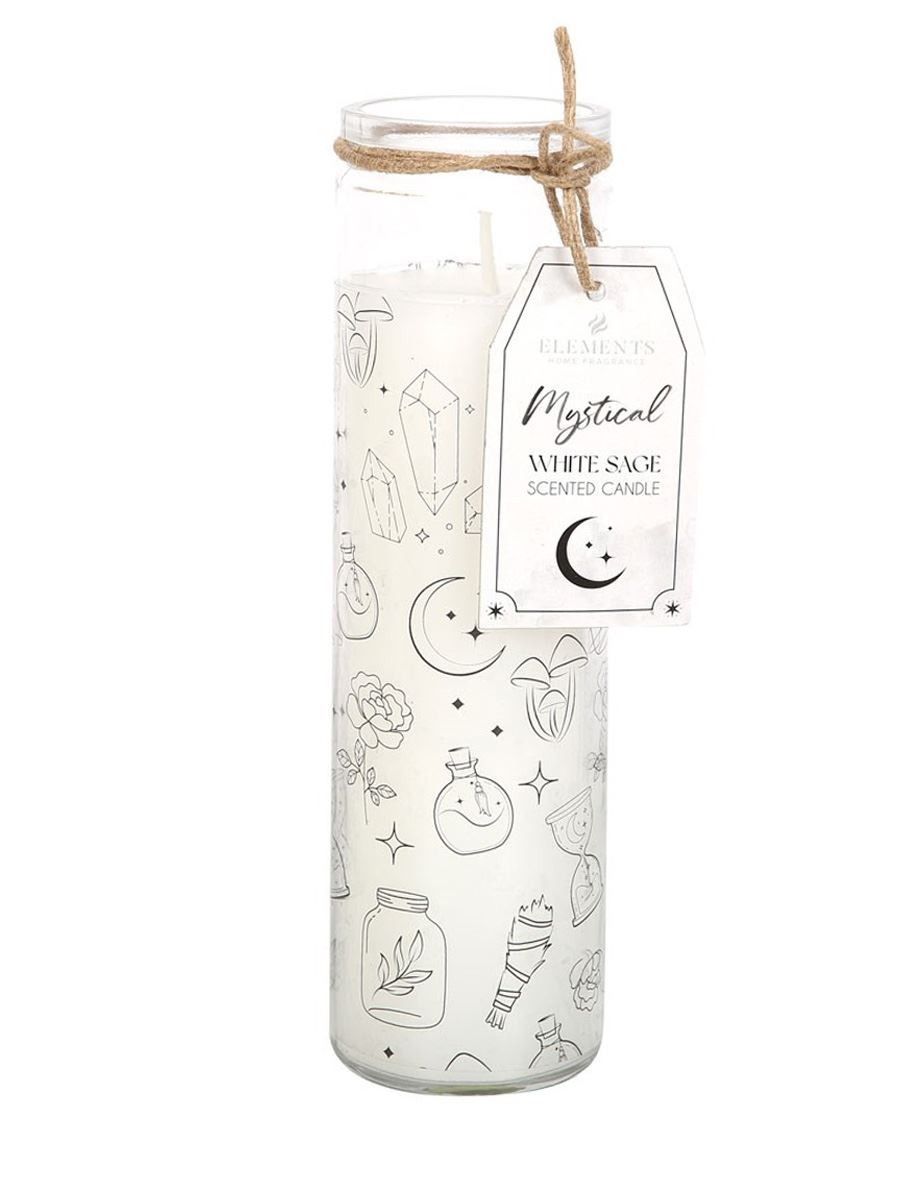Mystical White Sage Tube Candle