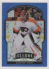 2020-21 Upper Deck Allure Blue Line 12/35 Carter Hart #12 1q2